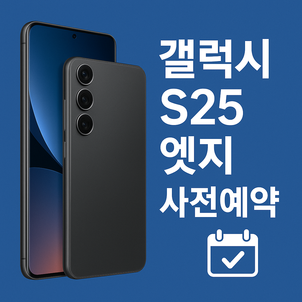 갤럭시 s25 엣지 사전예약