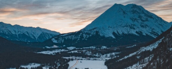 겨울 북해도 풍경 이미지