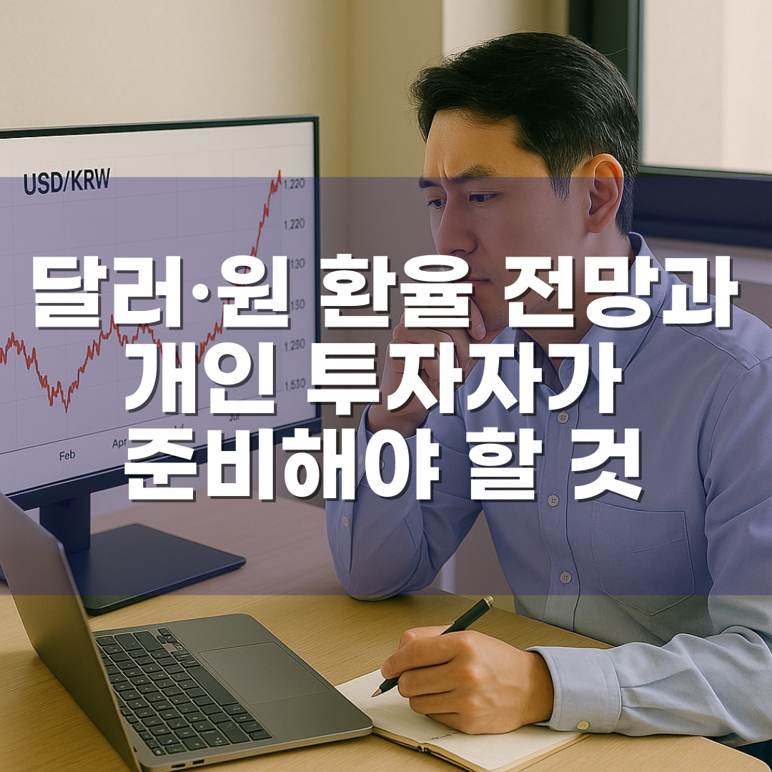 달러·원 환율 전망과 개인 투자자가 준비해야 할 것
