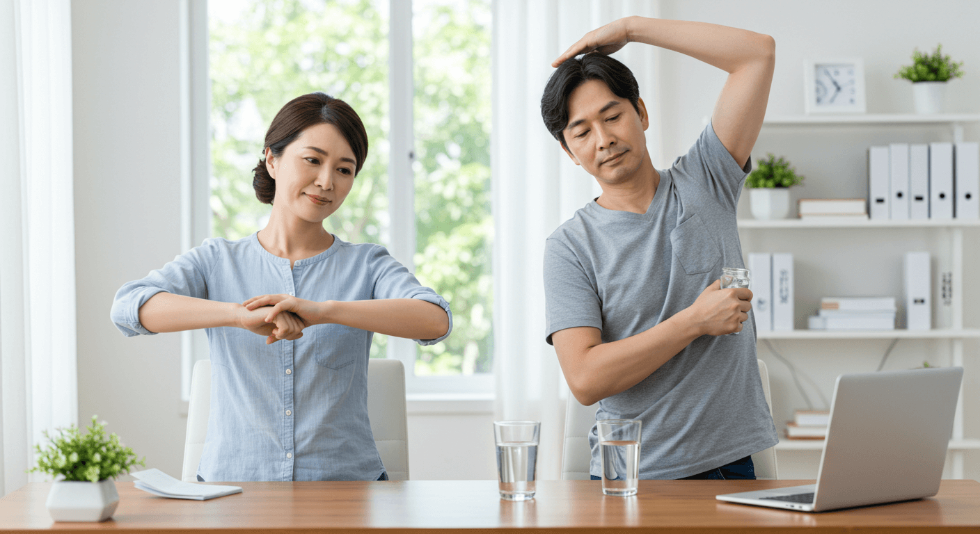 10분 건강 루틴 시리즈: 바쁜 사람들을 위한 초간단 루틴 모음