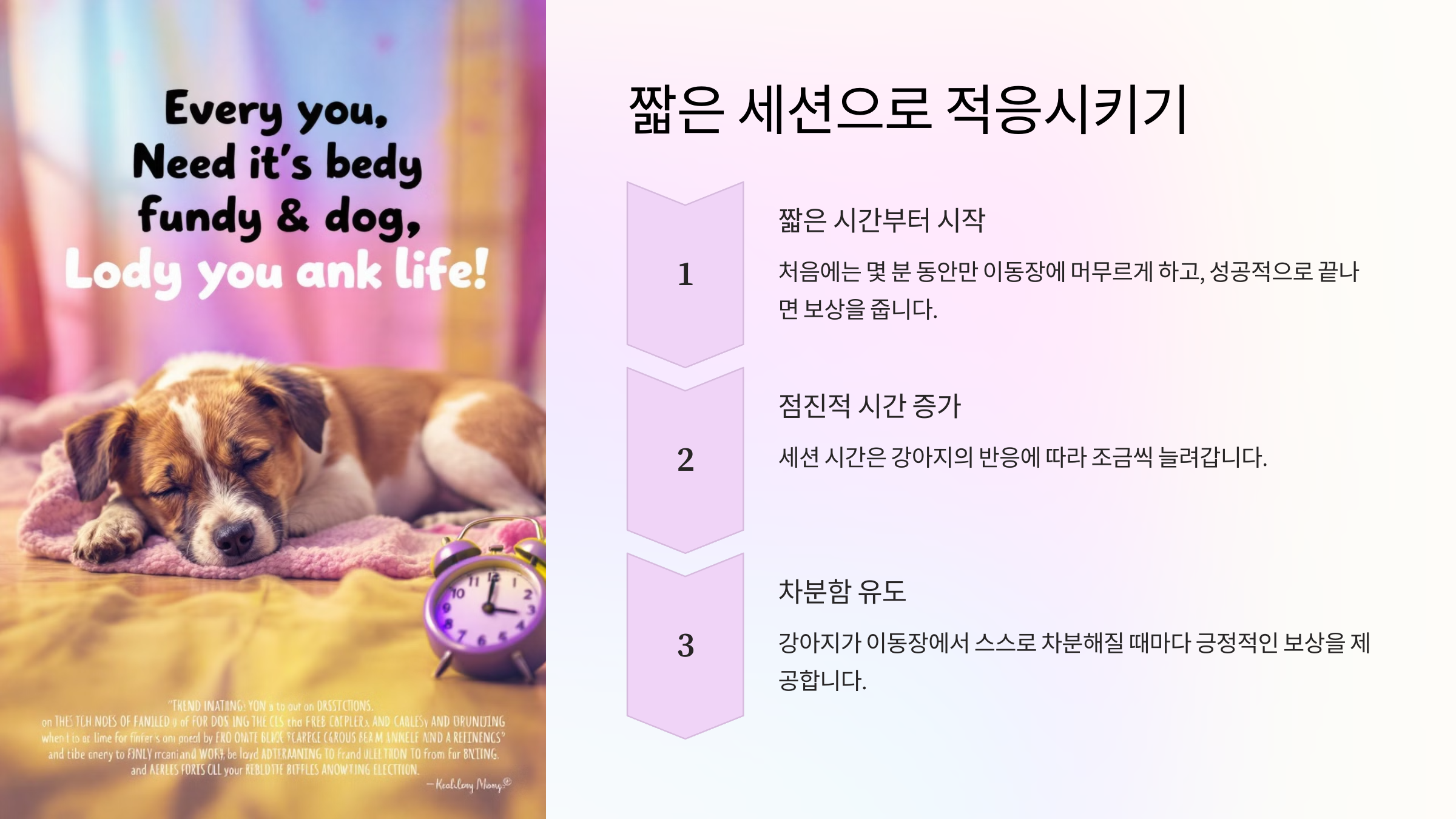 짧은 세션으로 적응시키기