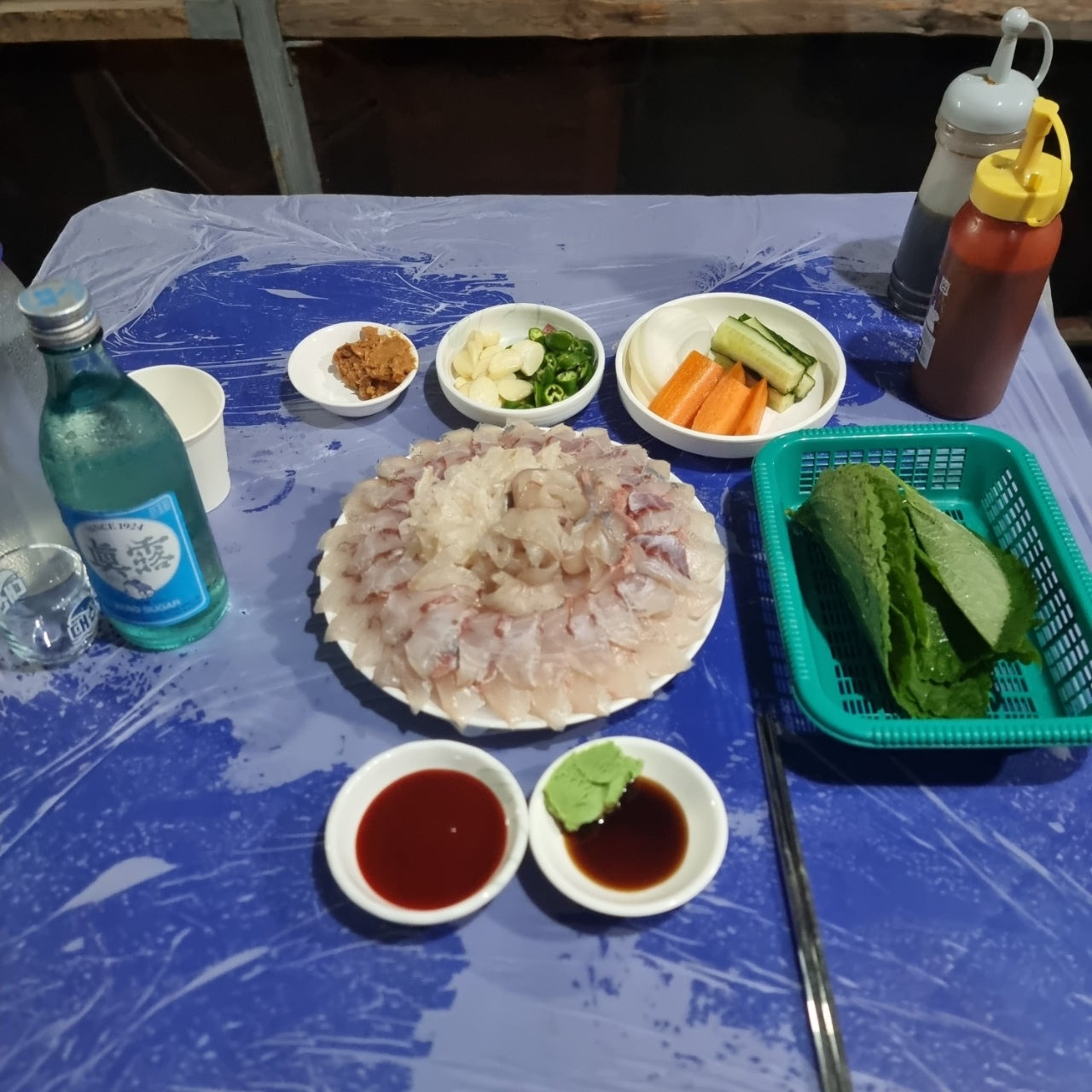 거제 일운막썰어회 막썰어회 한 접시