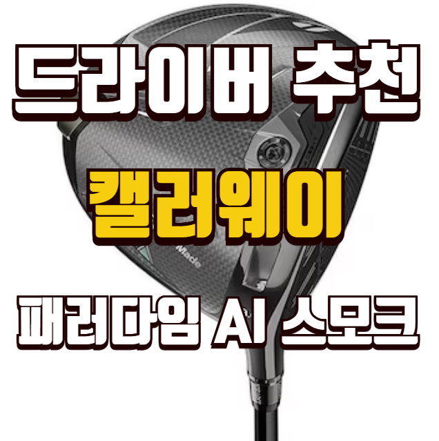 드라이버 추천 캘러웨이 패러다임 Ai