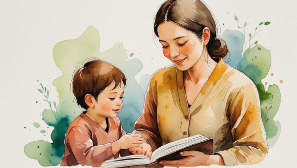 ISFJ 부모는 따뜻한 배려와 책임감을 바탕으로, 누구보다 아이를 세심히 돌보는 존재입니다에 관한 그림