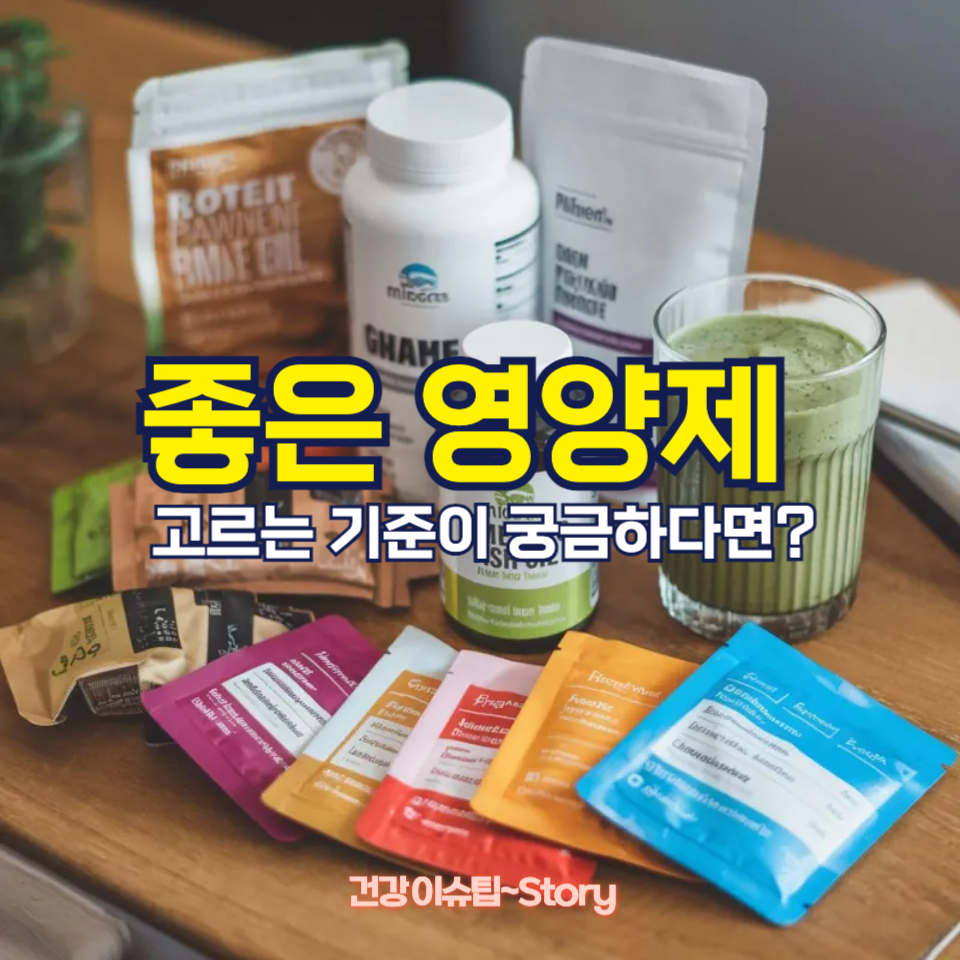 건강한 선택을 위한 영양제 가이드!