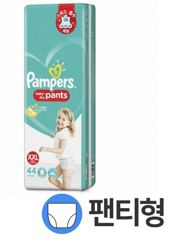 팸퍼스 뉴 베이비 드라이 팬티 6단계 공용
