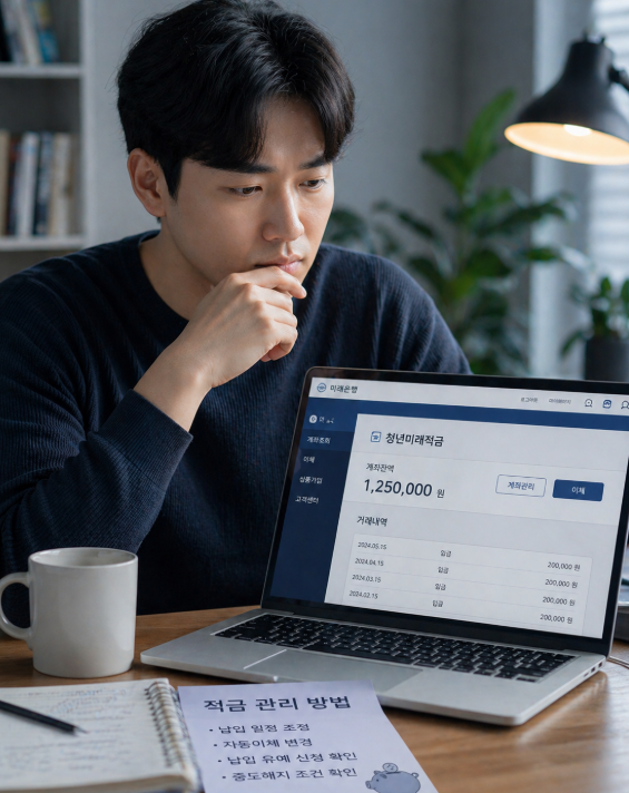 돈 못 낼 때 적금 관리법