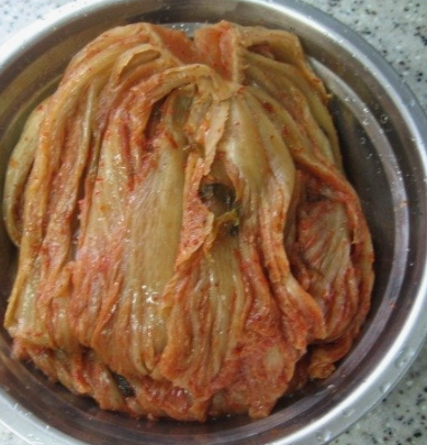 물러진김치