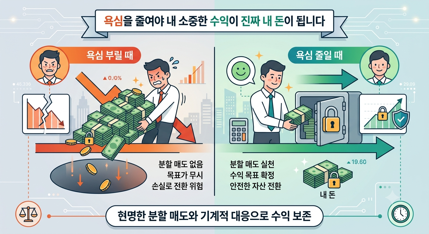 욕심을 줄여야 내 소중한 수익이 진짜 내 돈