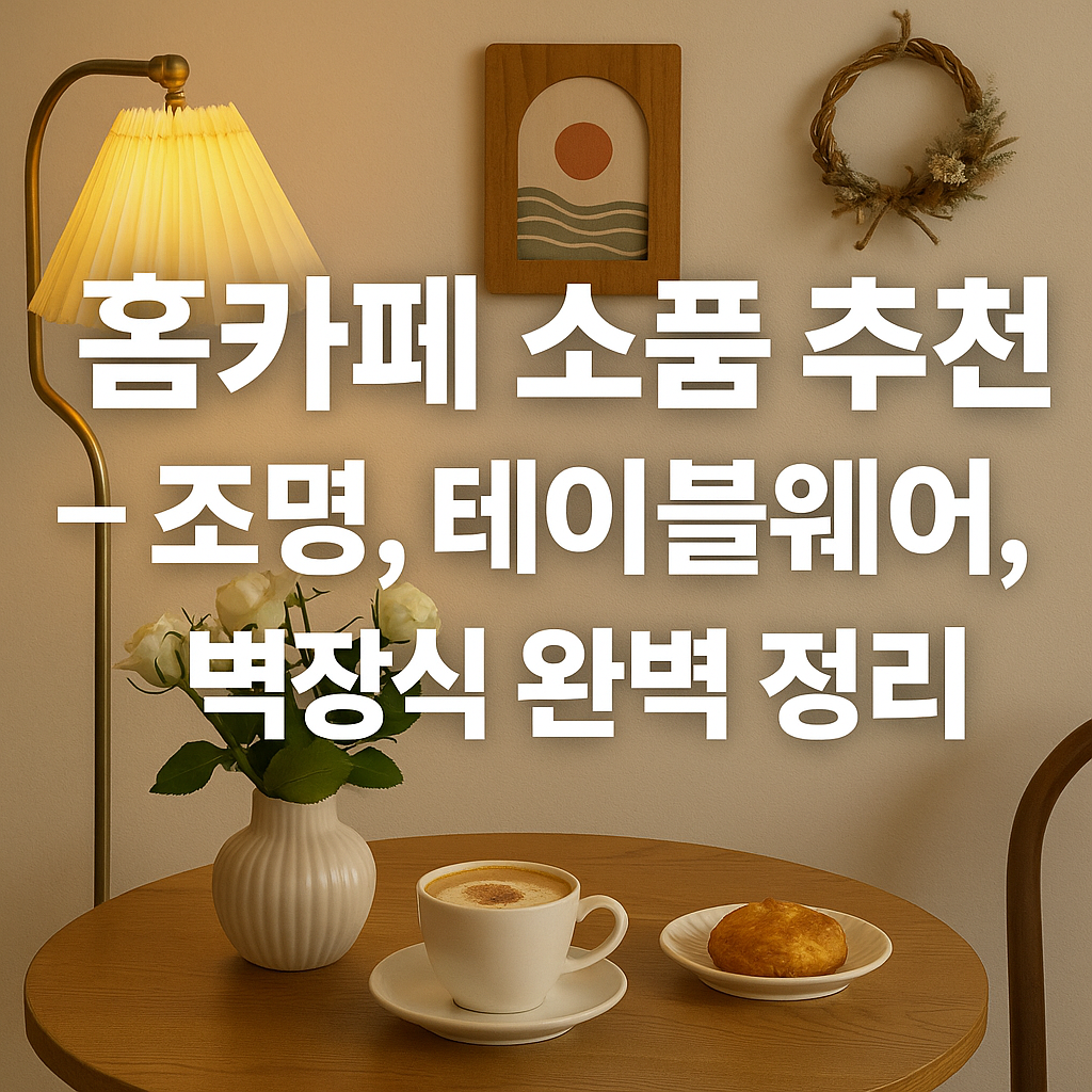 홈카페 소품
