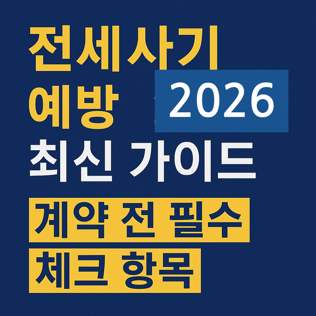 전세사기 예방, 2025 최신 가이드 : 계약 전 반드시 확인해야 할 체크리스트