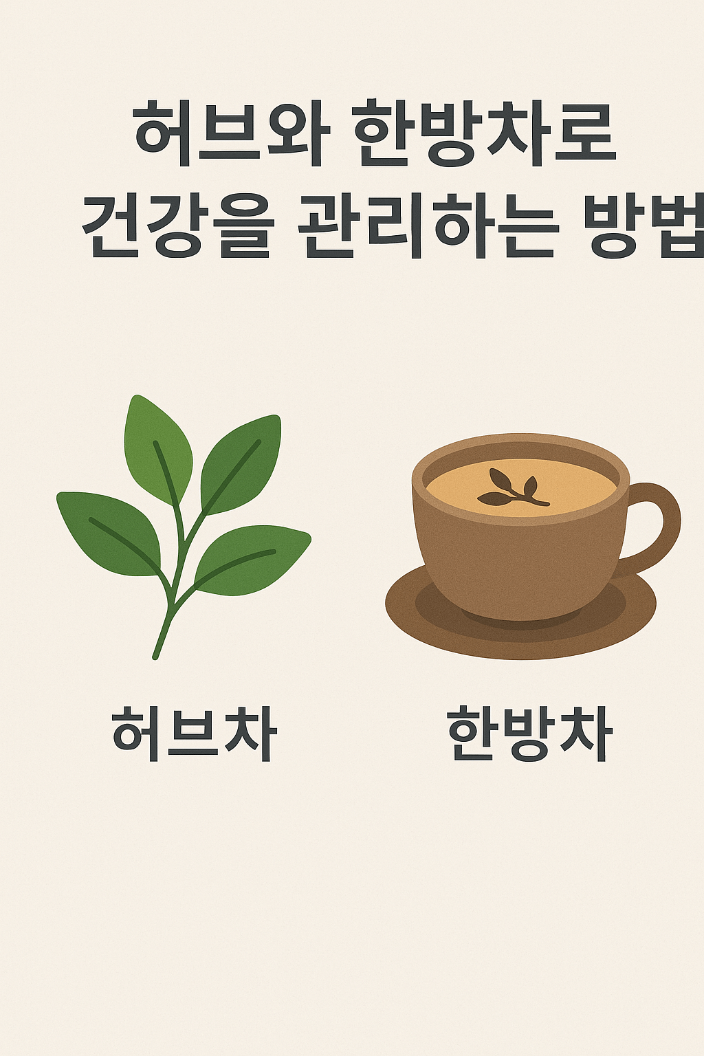허브와 한방차로 건강을 관리하는 방법