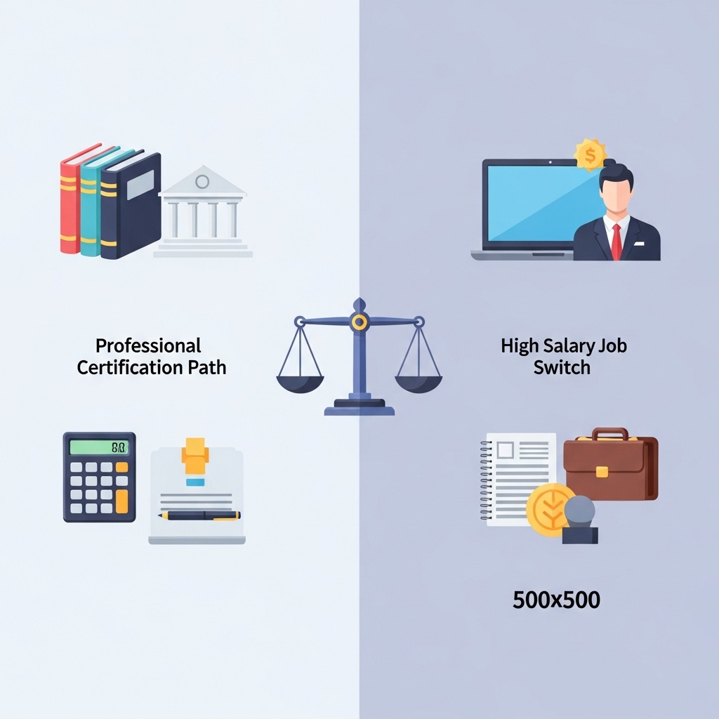 고소득 전문자격증 vs 고연봉 직무, 어디가 더 유리할까?