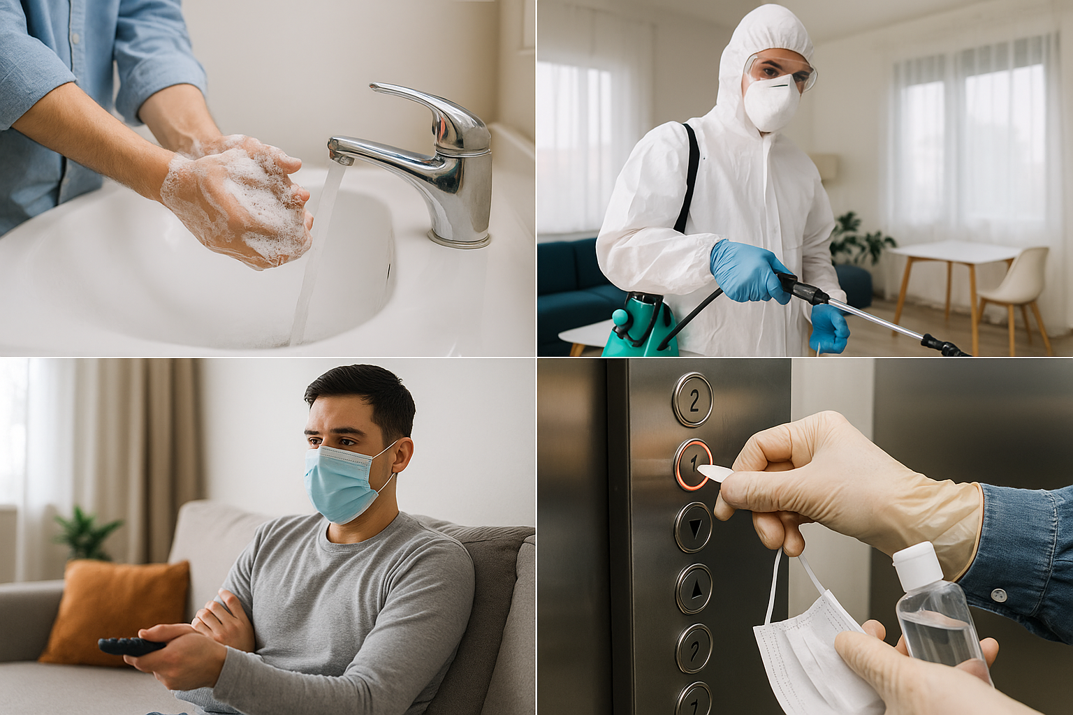 전염병 유행 시 생활 안전을 위한 공간 방역 팁