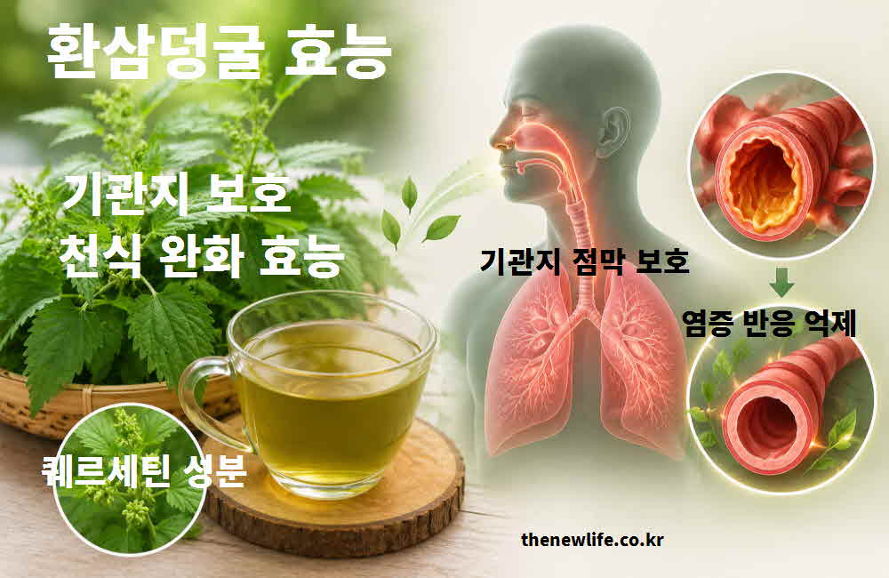 환삼덩굴 효능 기관지 보호 천식 완화