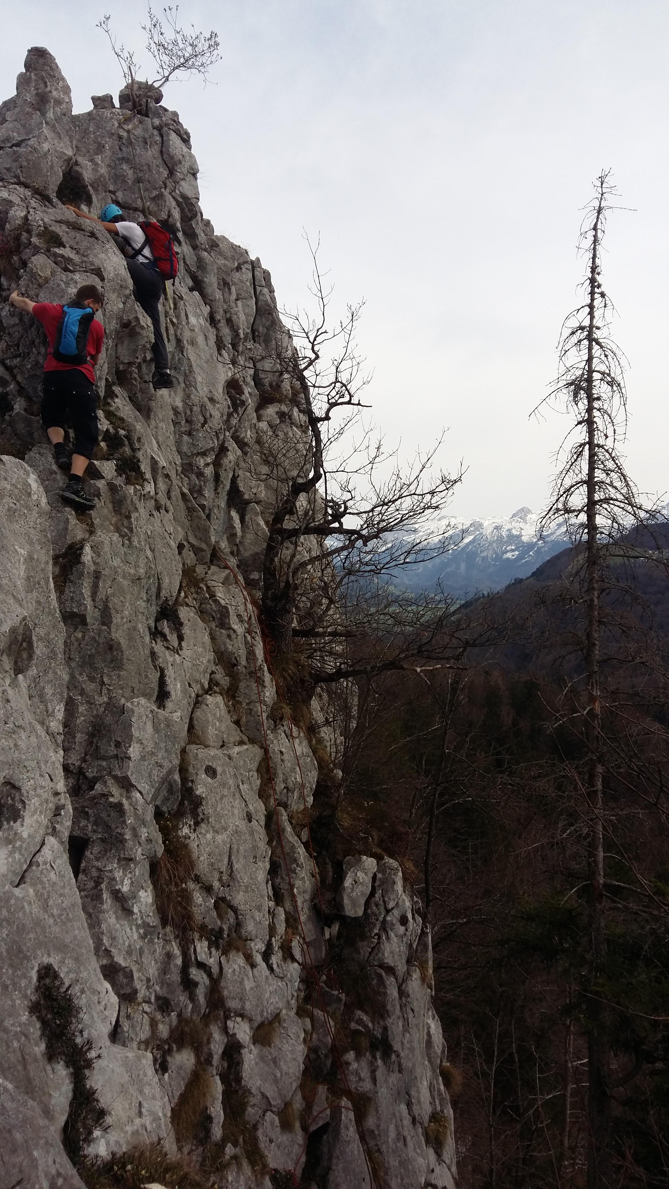 오스트리아 잘츠부르크 돌산 클라이밍