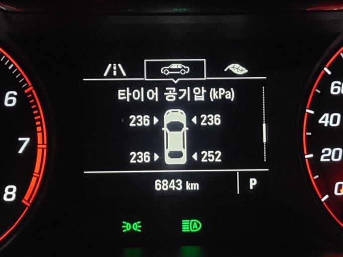 타이어 공기압