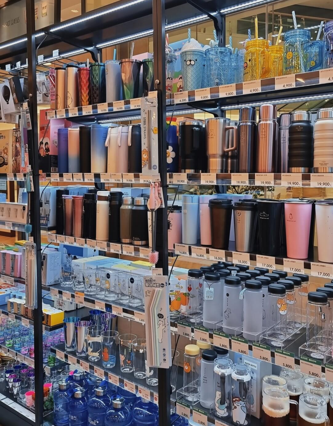 아트박스 텀블러 제품들