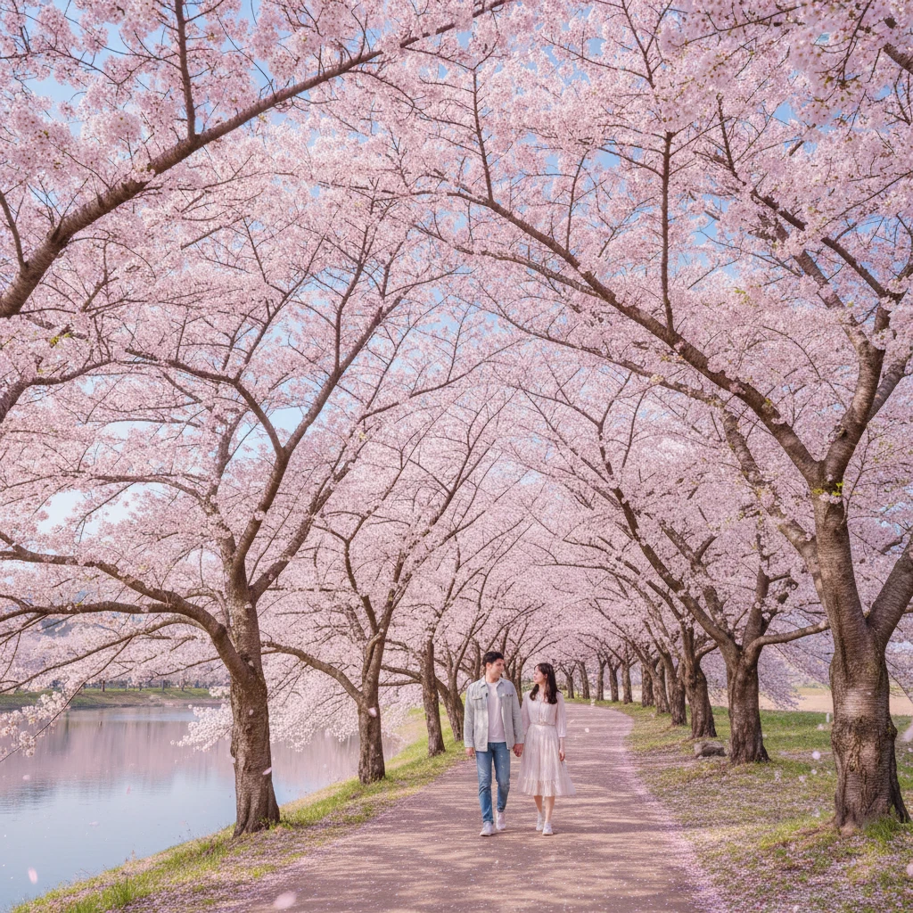 2026 함평 벚꽃 축제 개화 시기와..