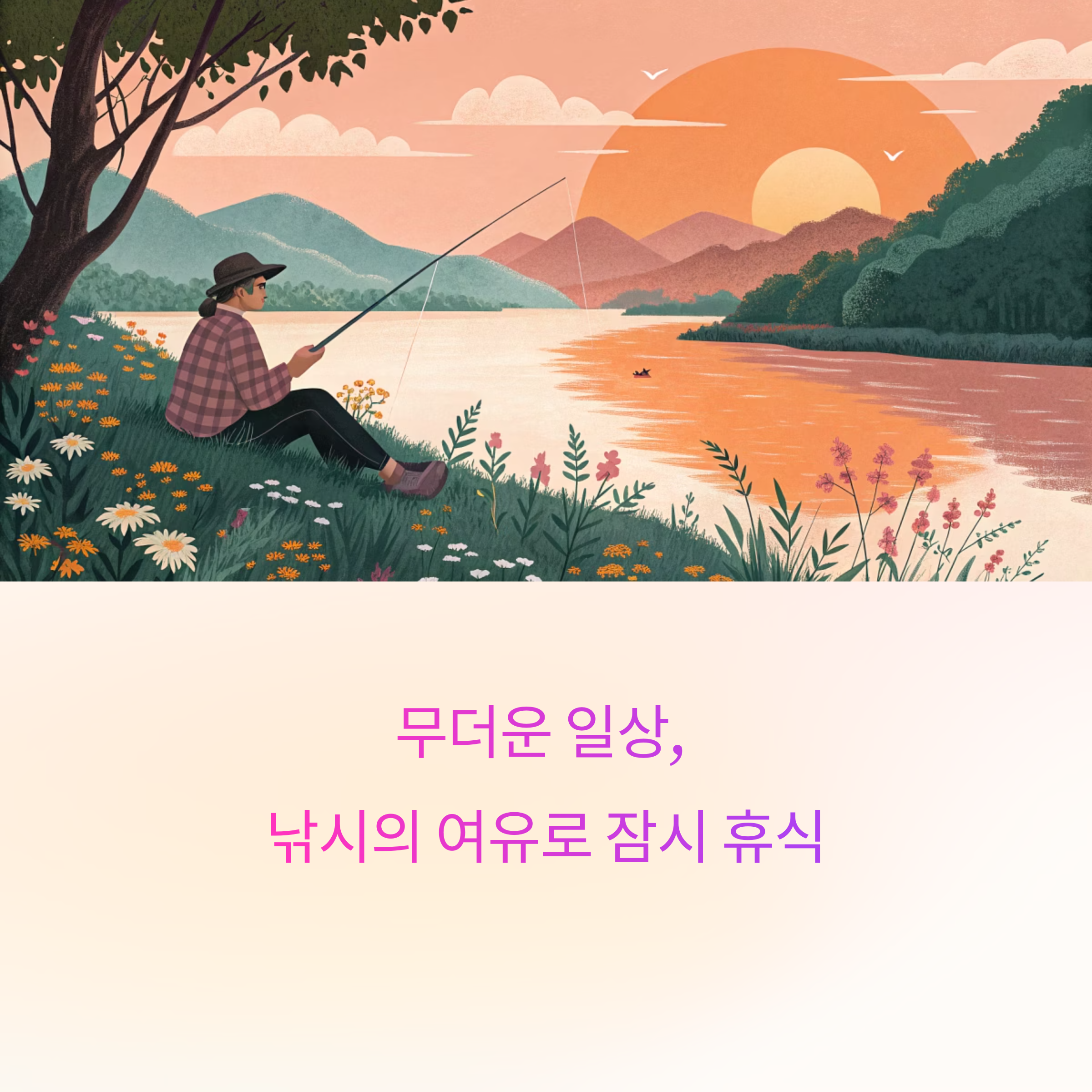 초보자도 쉽게 빠져드는 생활 낚시의 진짜 재미