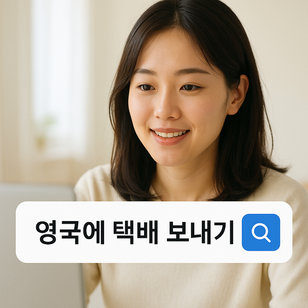 우체국으로 영국 택배 보내기