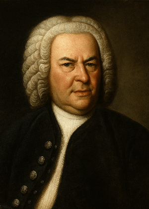 요한 제바스티안 바흐(Johann Sebastian Bach, 1685–1750)의 초상