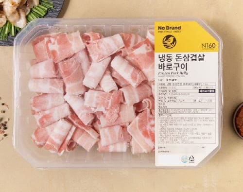 노브랜드-삼겹살 바로구이-1kg-12,980 원