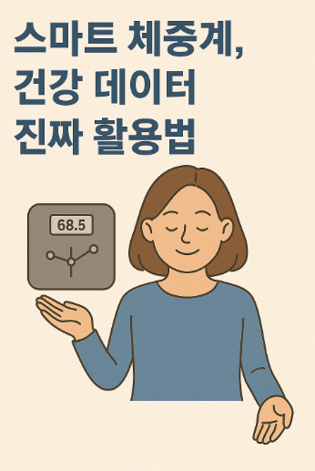 스마트 체중계ㅓ 건강 데이터 사진