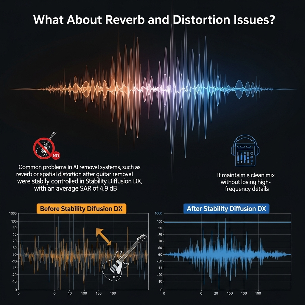 잔향 및 왜곡 문제는?