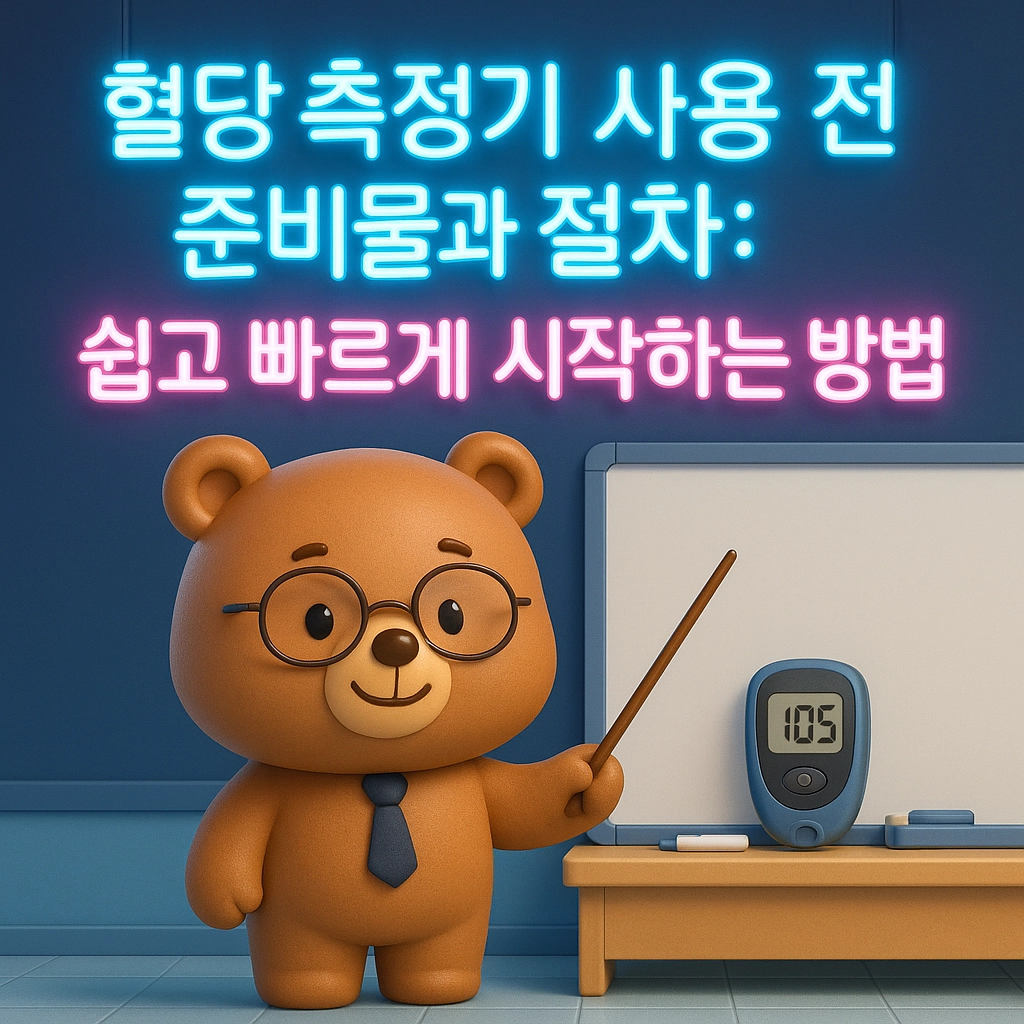 혈당 측정기 사용 전 준비물과 절차 쉽고 빠르게 시작하는 방법