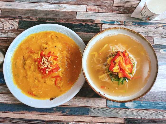 가오리회 비빔국수 멸치 육수 잔치국수 물국수 단호박 비빔국수 양산 호포 맛집 추천 생방송투데이 고수뎐