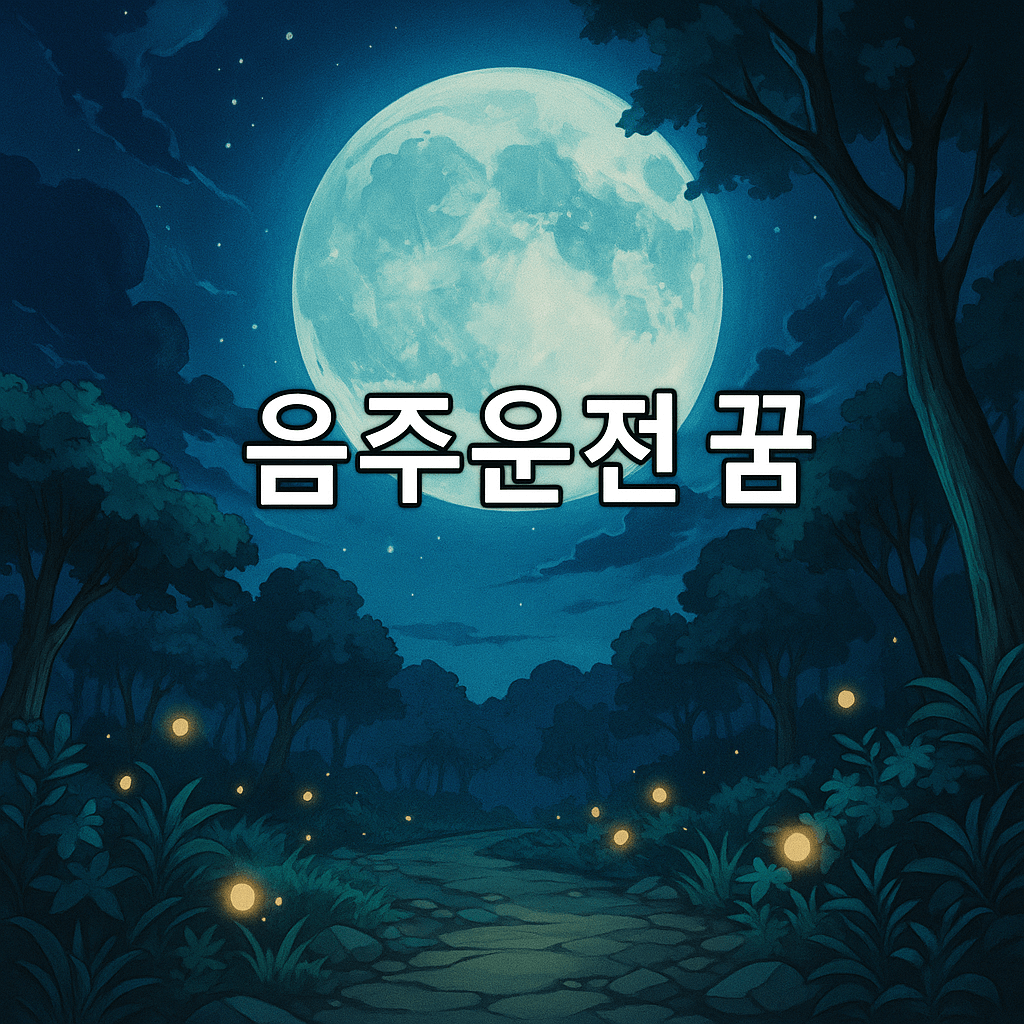 음주운전 꿈 해몽