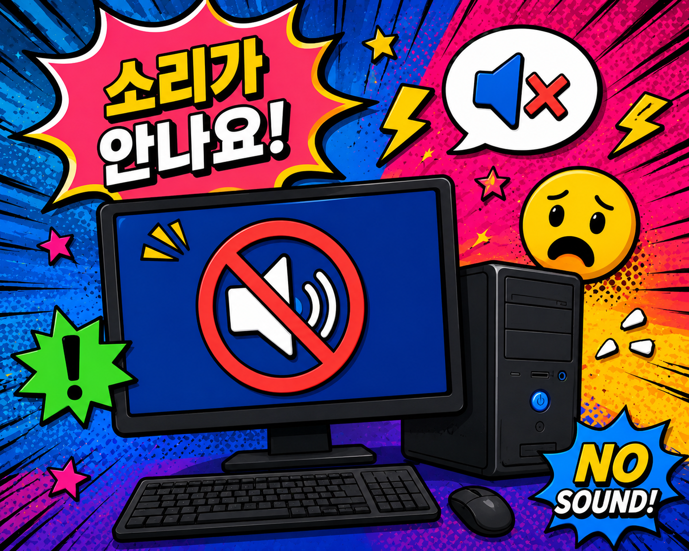 컴퓨터 소리 안남 해결방법 총정리 윈도우 소리 안남 오디오오류