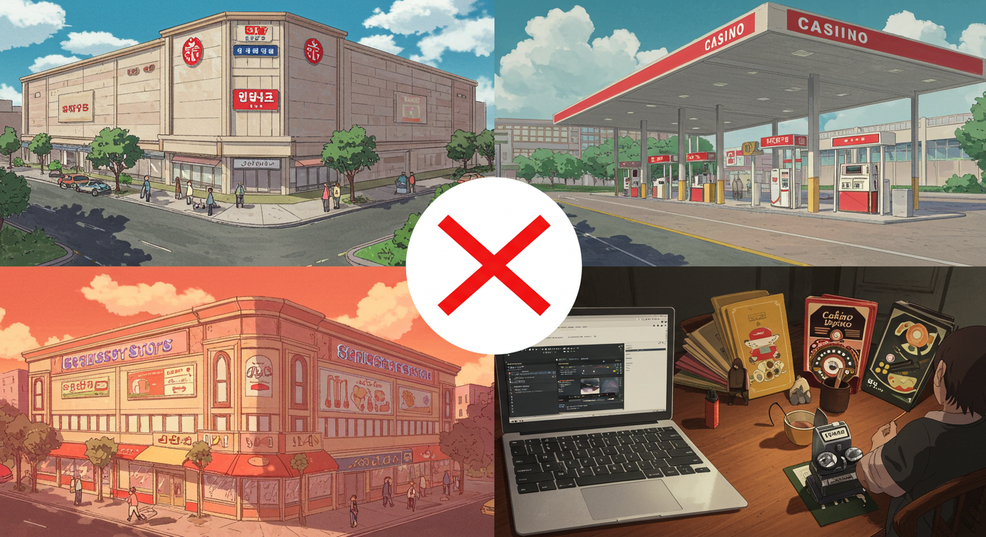 상생페이백 실적에서 제외되는 업종을 보여주는 장면