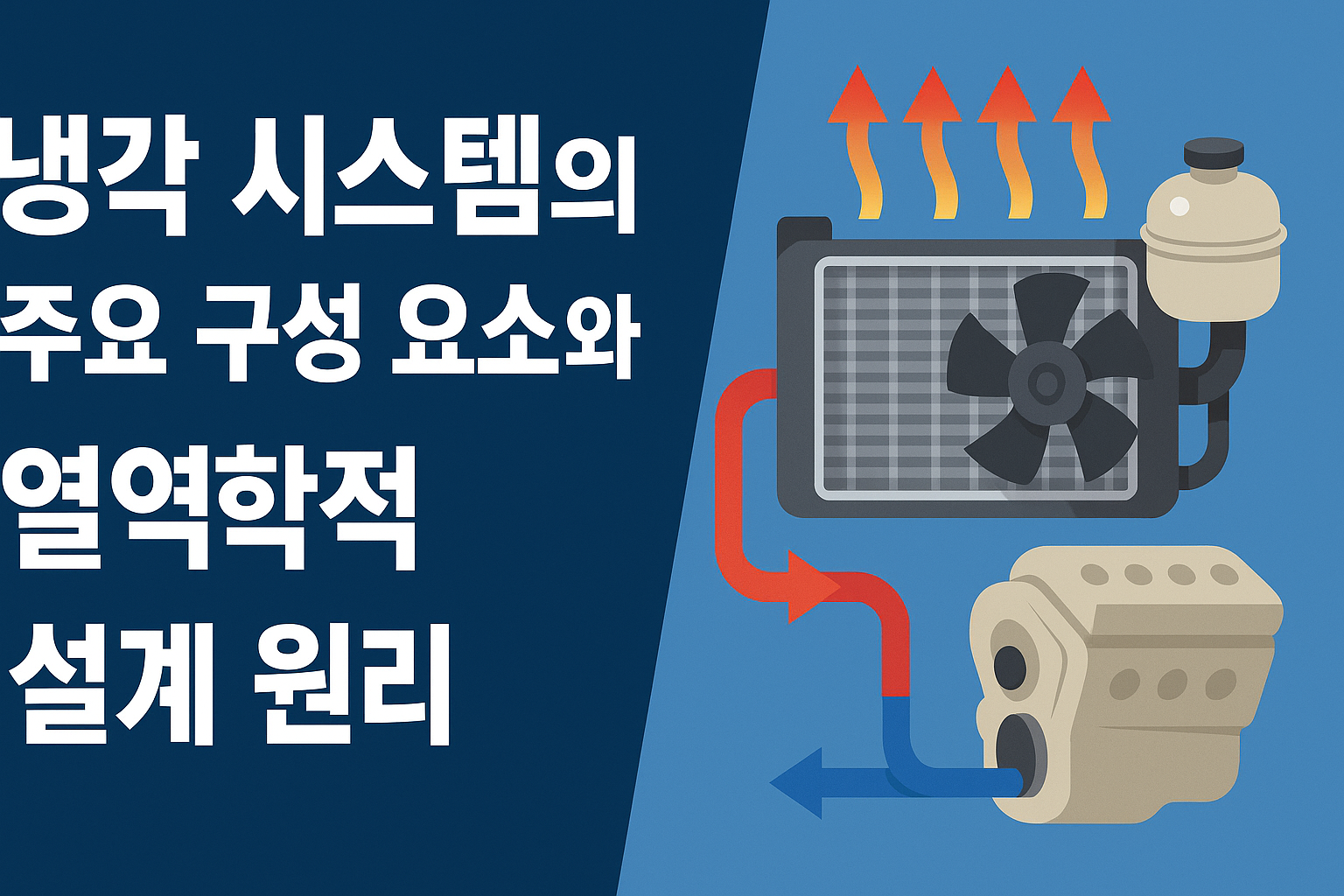냉각 시스템의 주요 구성 요소와 열역학적 설계 원리