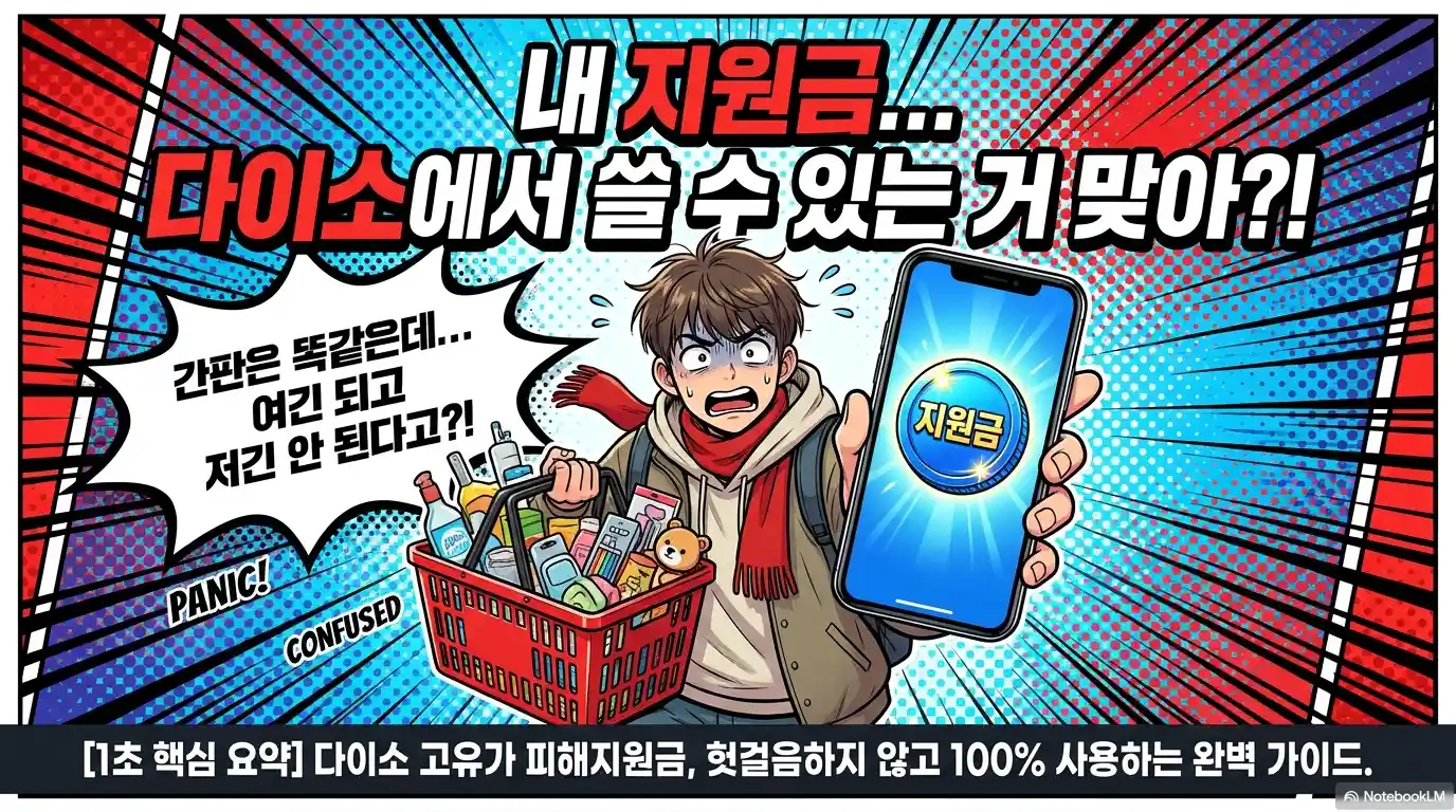 고유가 피해지원금 다이소 사용처 확인 방법을 알려주는 글의 썸네일