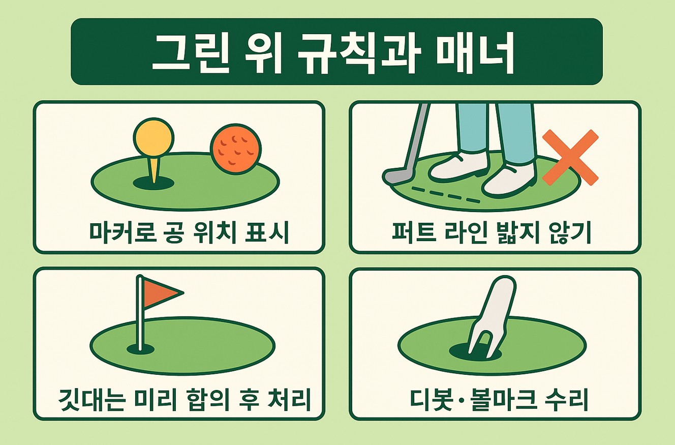 그린 위 규칙과 매너