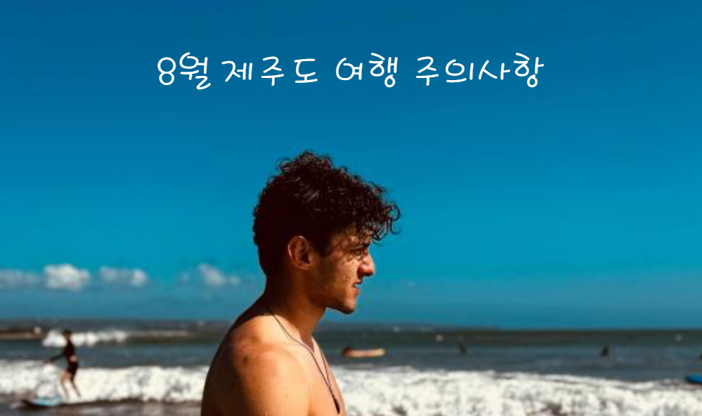8월 제주도 여행 시 주의사항