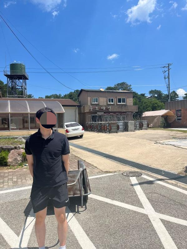 송호캠핑장 리어카