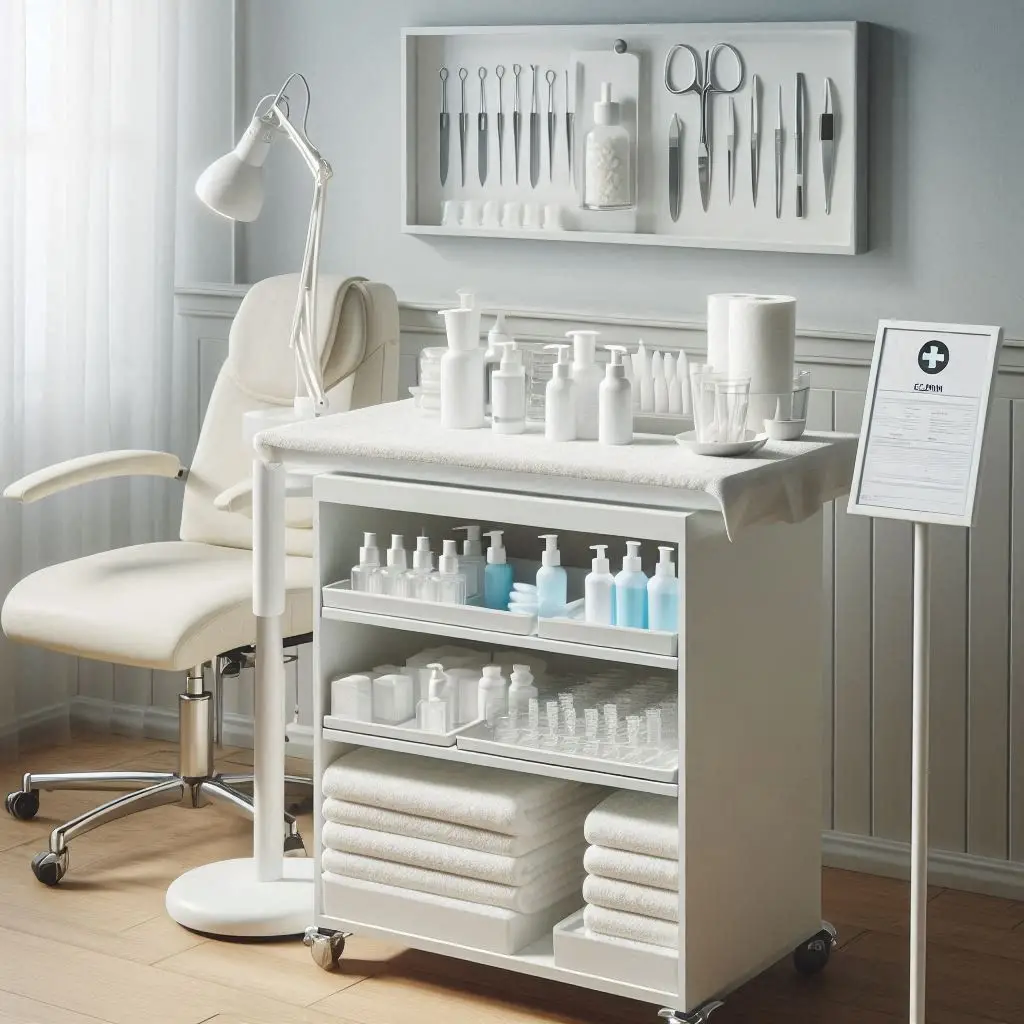 피부,체형관리 샵 배경