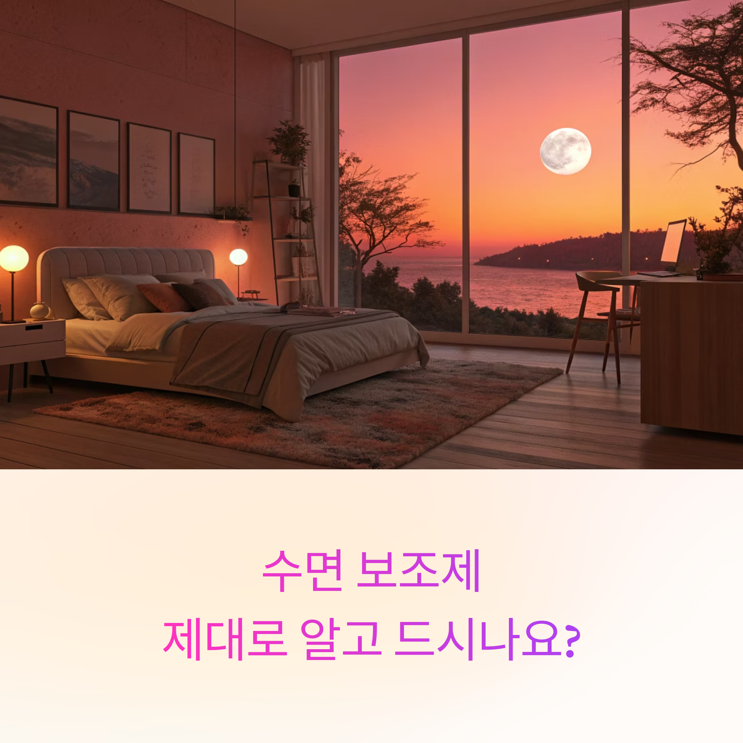 수면 보조제 복용법