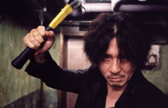 영화 올드보이 중 한 장면