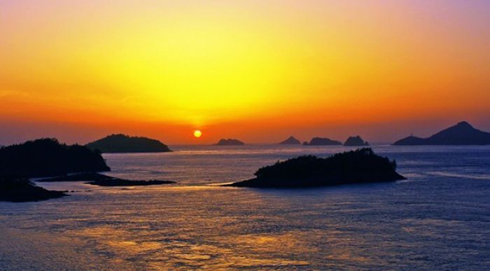 세방낙조의 아름다움