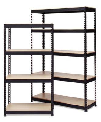 스피드랙 무볼트 조립식 블랙 앵글 선반, 1개