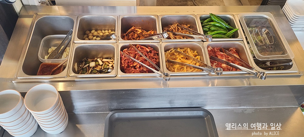 달천불고기 전포점 기본반찬