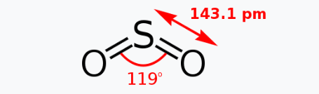 이산화황 분자구조