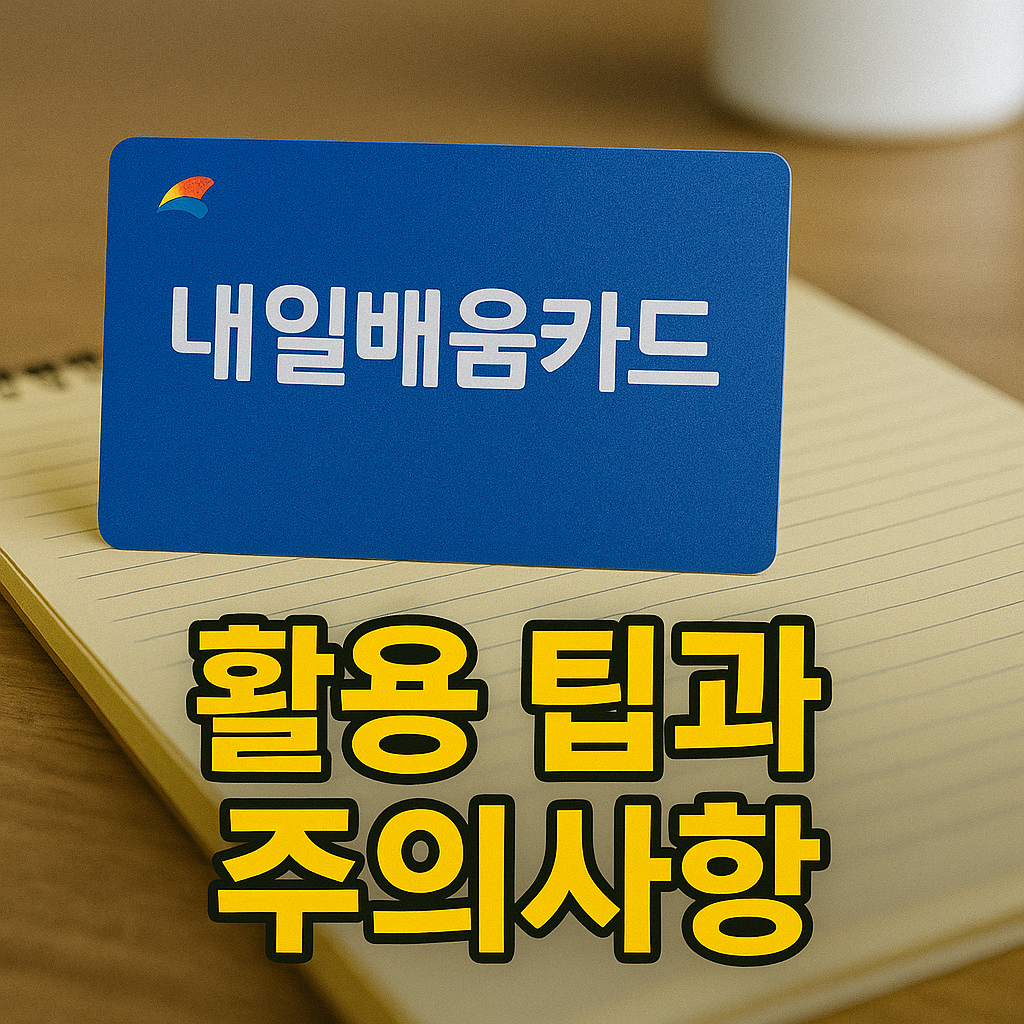 내일배움카드 활용팁과 주의사항