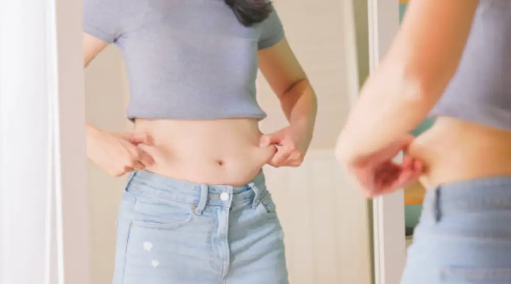 요요가 와서 체중조절 실패한 모습