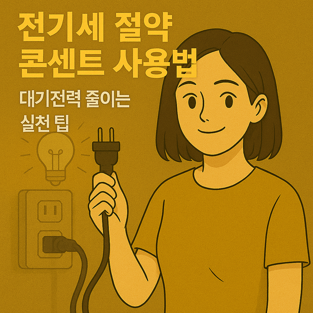 전기세 절약 콘센트 사용법｜대기전력 줄이는 실천 팁