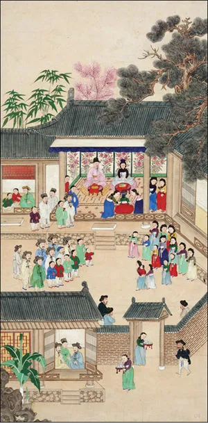 <평생도> "혼인식" (출처 : 국립중앙박물관)